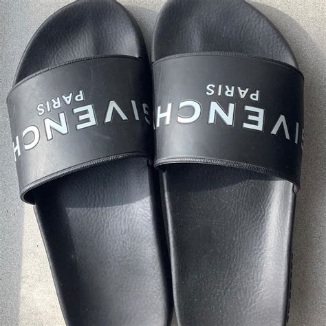 givenchy black and white slides|givenchy slides on sale.